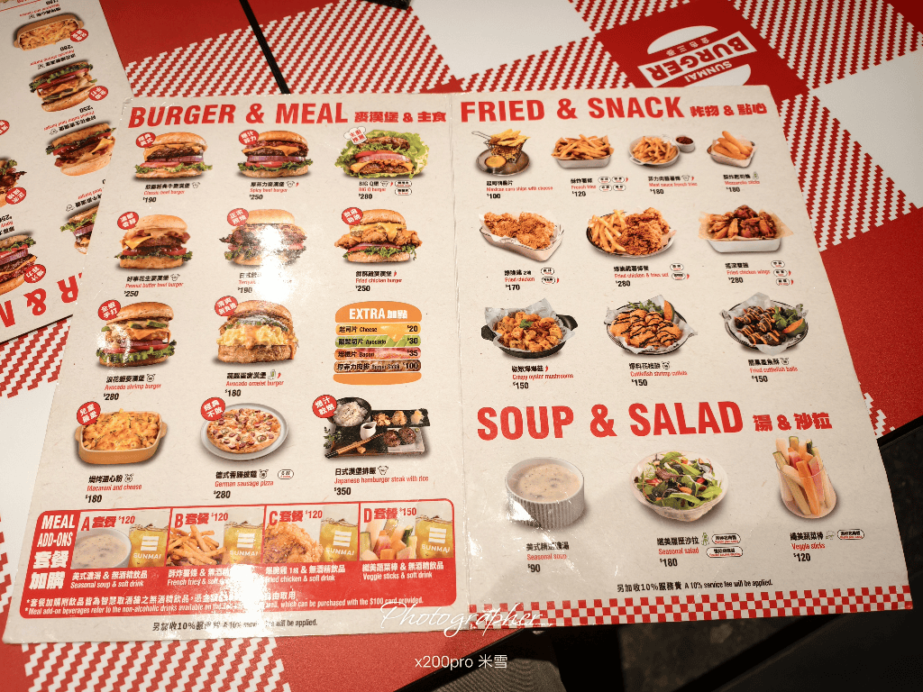 【新莊美食】SUNMAIBURGER金色三麥麥漢堡（新莊宏匯店）再訪