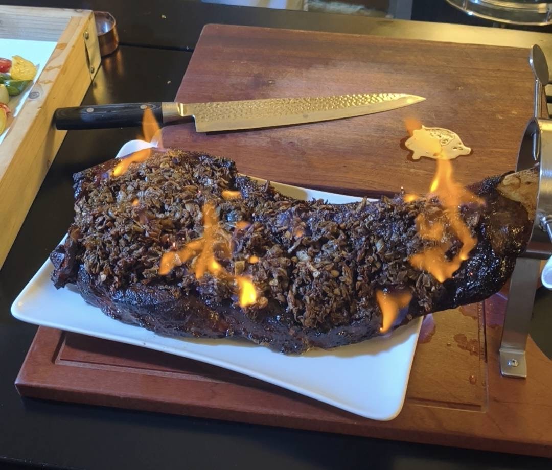 【台北美食】粵亮廣式料理，再訪吃片鴨、戰斧牛及滿滿海味的海鮮湯❤️