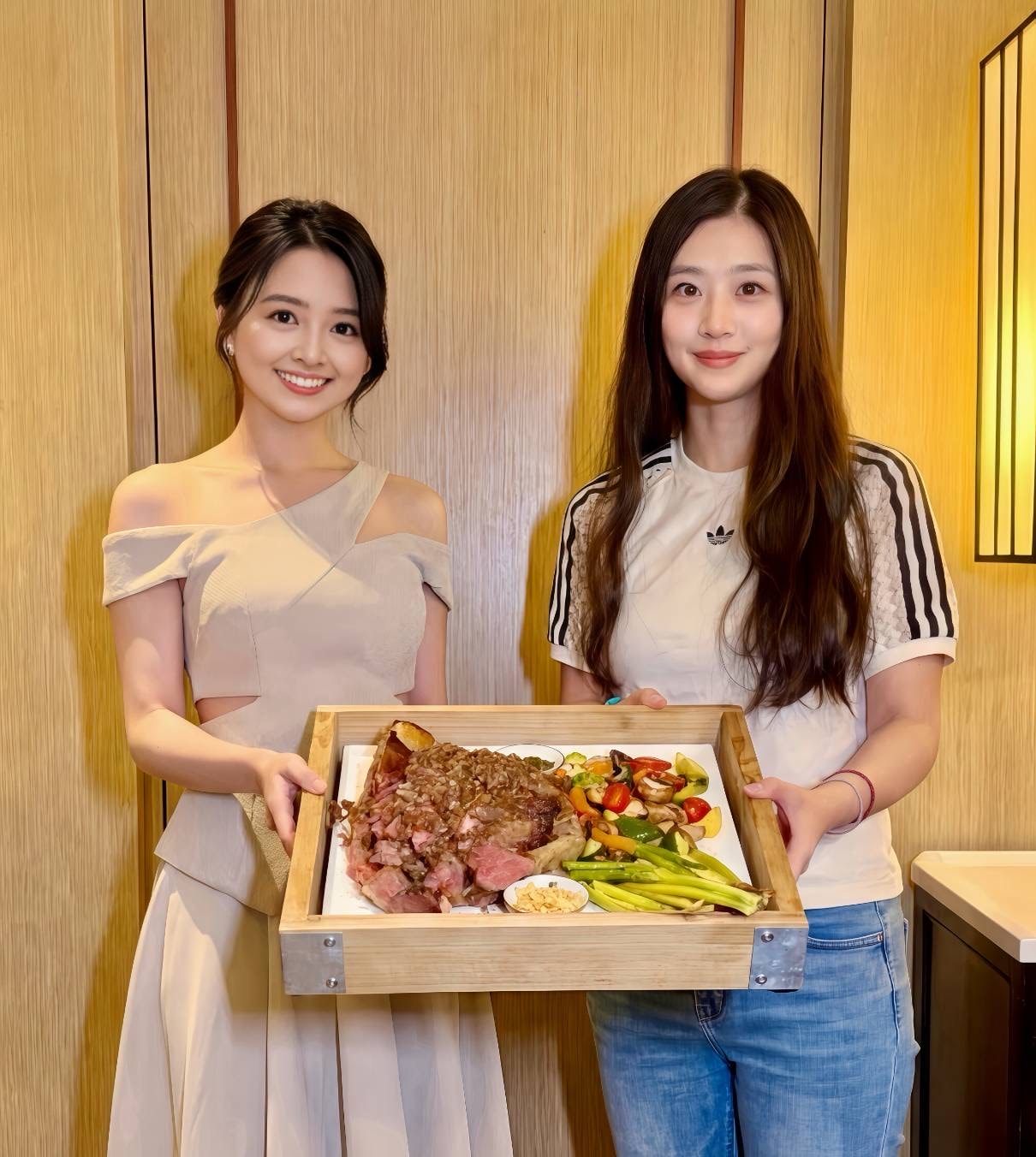 【台北美食】粵亮廣式料理，再訪吃片鴨、戰斧牛及滿滿海味的海鮮湯❤️