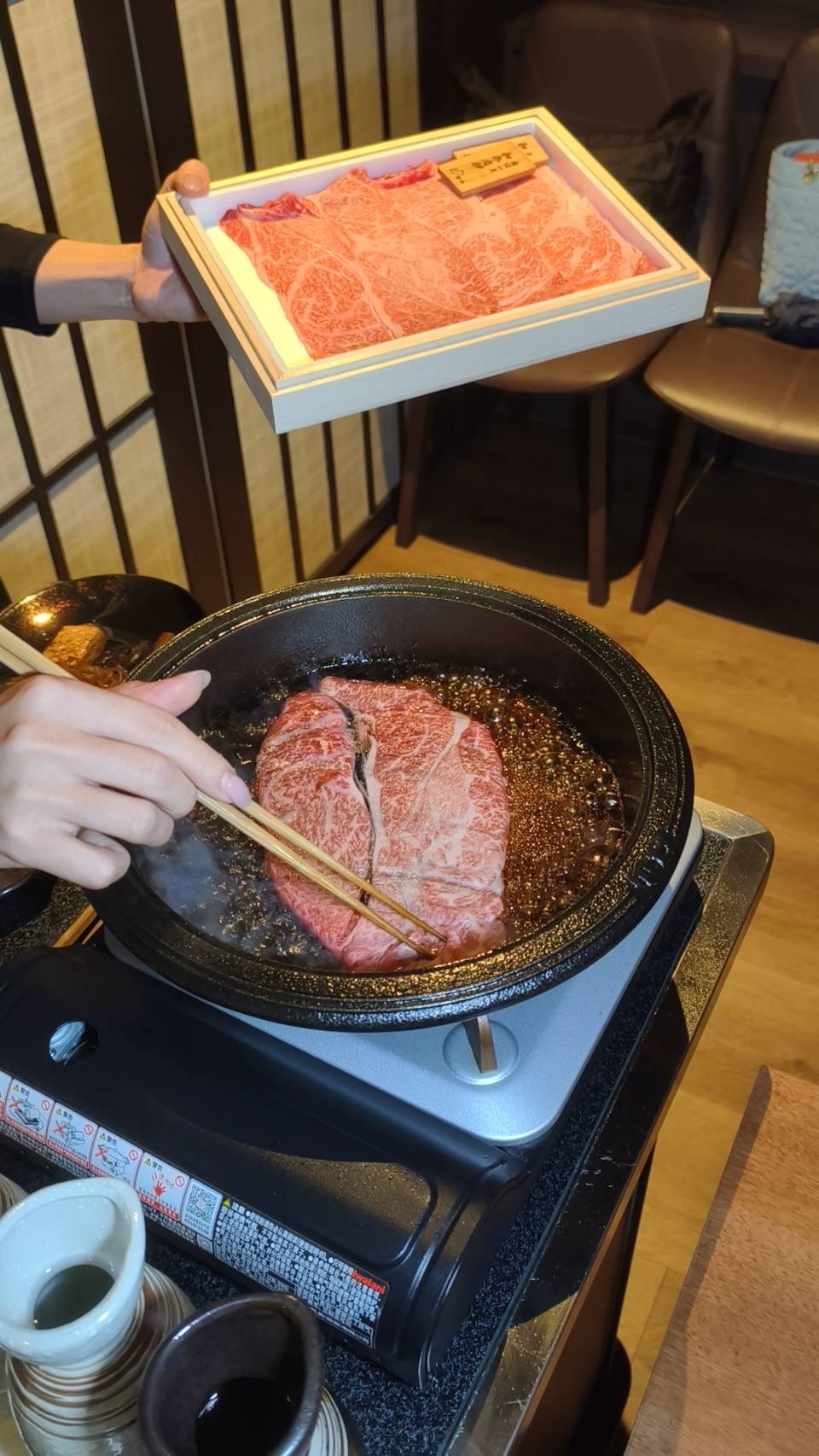 【台北信義區美食】日山 Hiyama 割烹 壽喜燒 ，傳承百年的頂級和牛壽喜燒開箱❤️